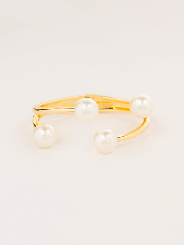 Pearl Open Bracelet