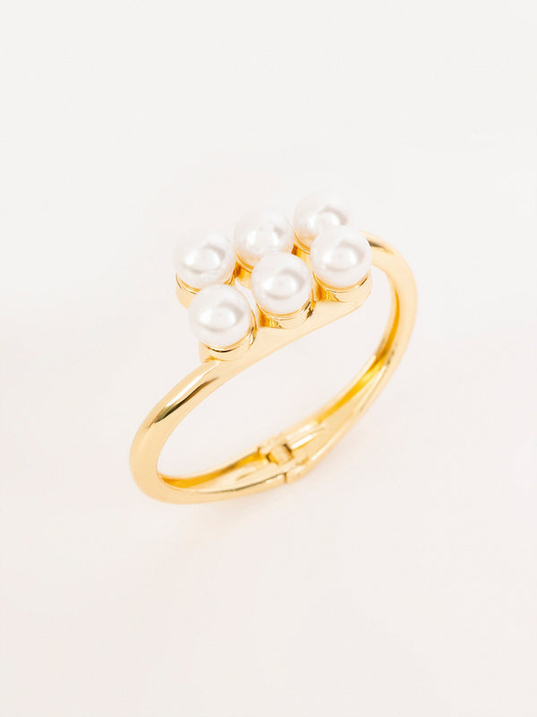 Pearl Hinged Bracelet