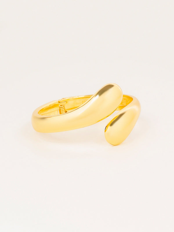 Fluid Drop Cuff Bracelet