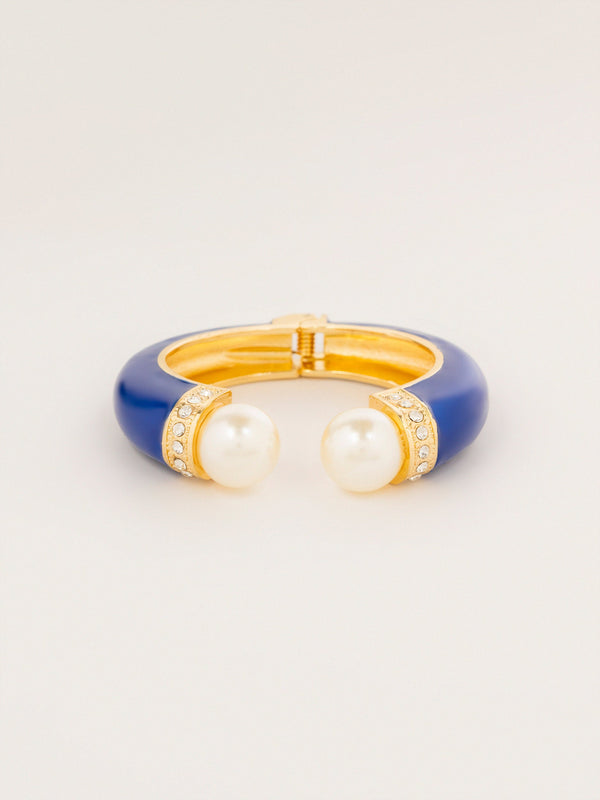 Enamel Pearl Bracelet