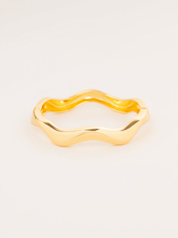 Wavy Bangle Bracelet