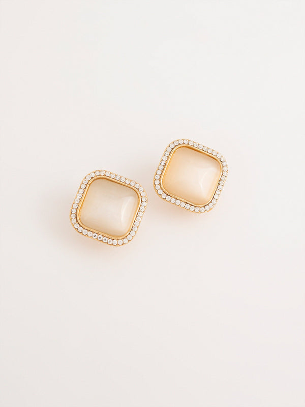 Square Stud Earrings