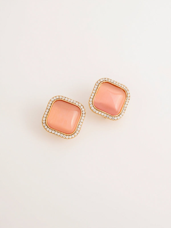 Square Stud Earrings