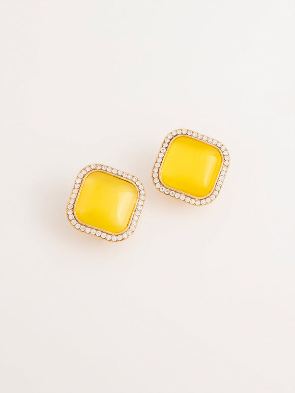 Square Stud Earrings