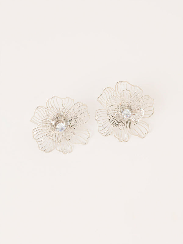 Floral Wire Earrings