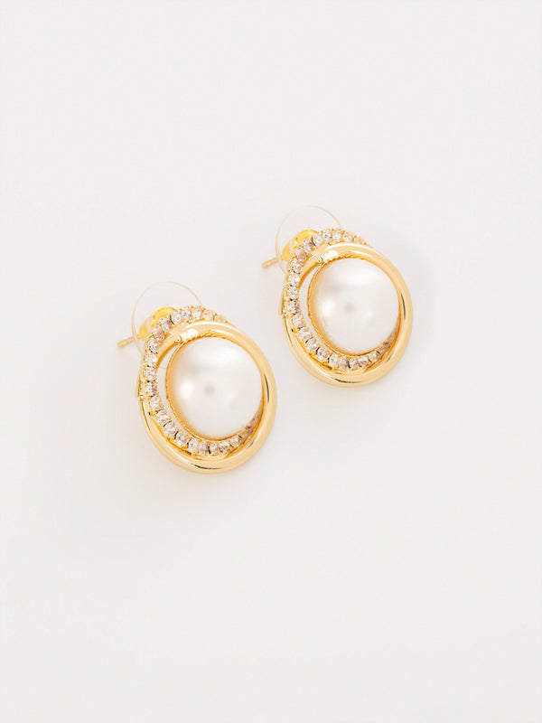 Pearl Stud Earrings
