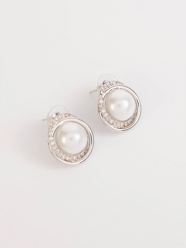 Pearl Stud Earrings
