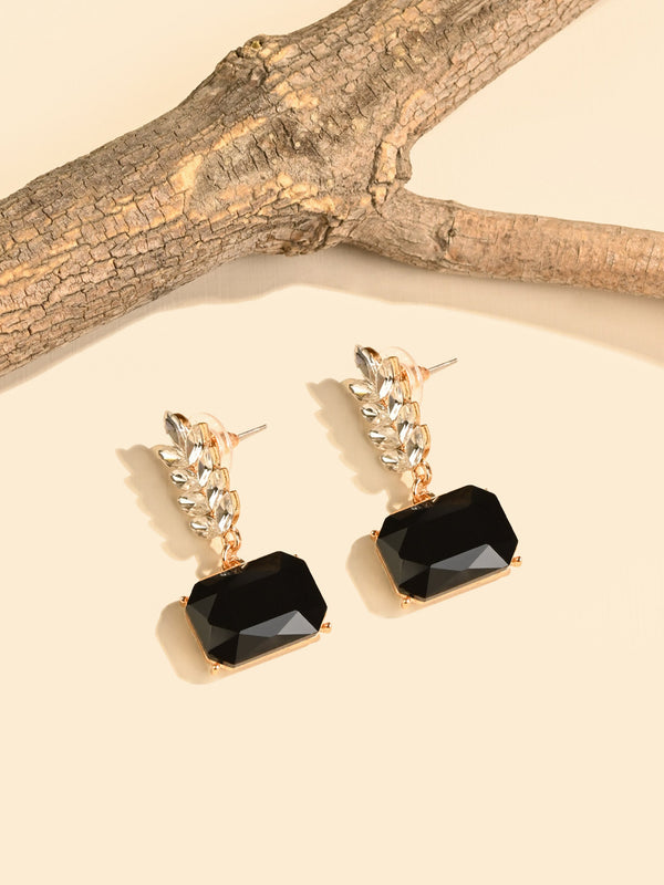 Rectangular Drop Earrings