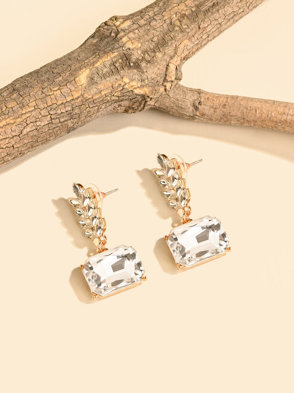 Rectangular Drop Earrings