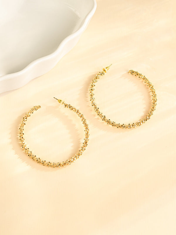 Beaded Hoop Earrings