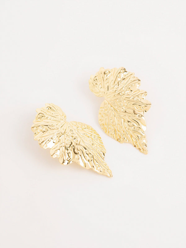 Leaf Textured Earrings
