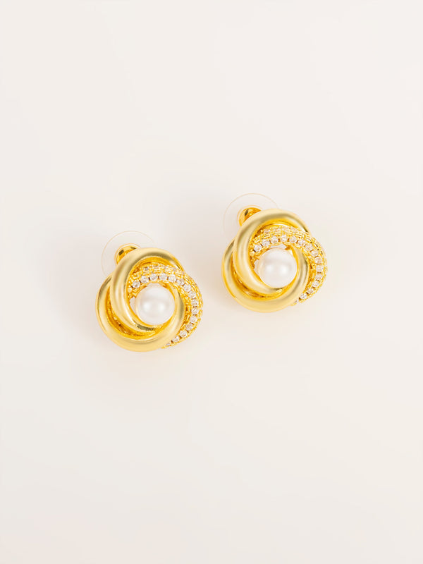 Pearl Stud Earrings