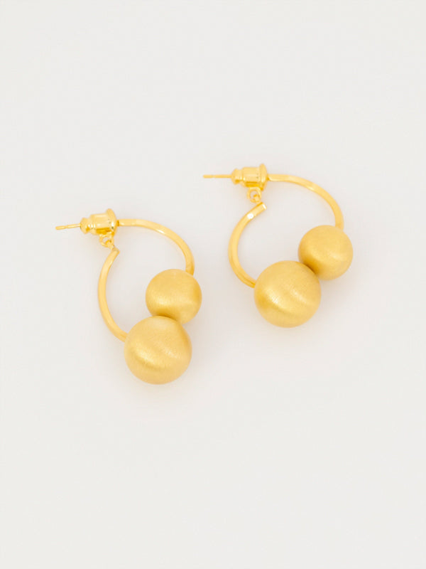 Dual Beads Earrings