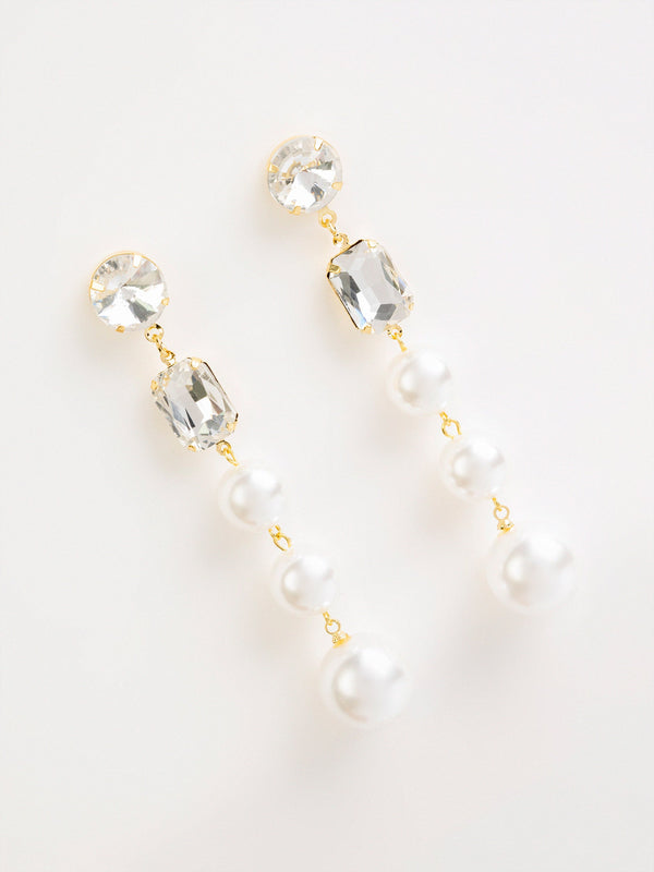 Dangle Pearl Earrings