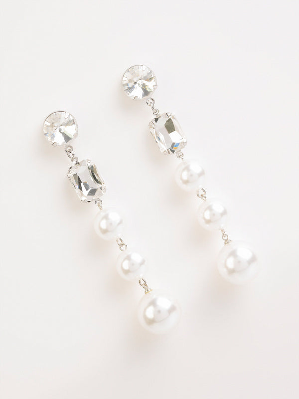 Dangle Pearl Earrings