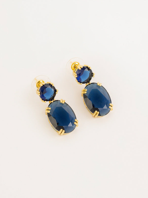 Oval Drop Earrings