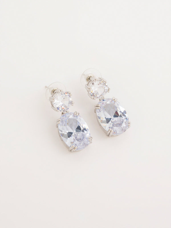Oval Drop Earrings