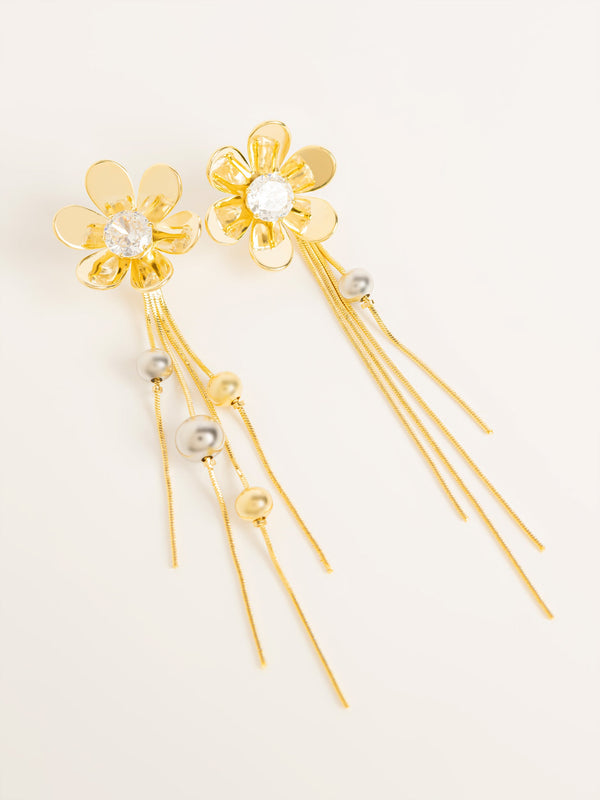 Dramatic Floral Earrings