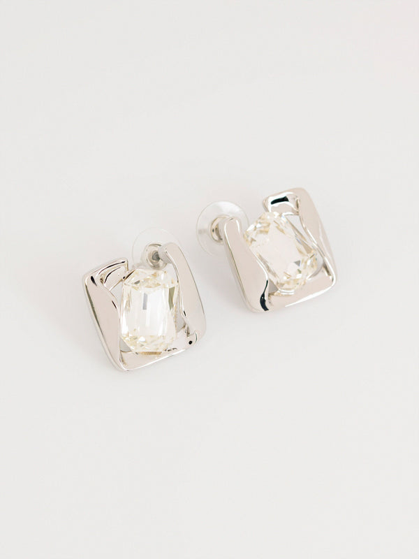 Stone Stud Earrings