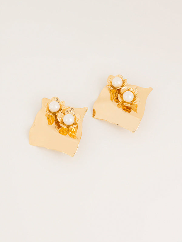 Floral Irregular Earrings