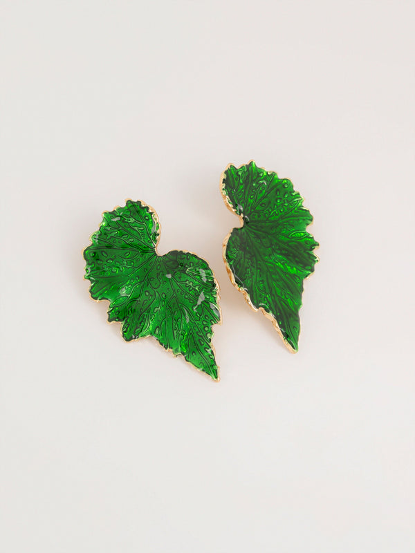 Leaf Stud Earrings