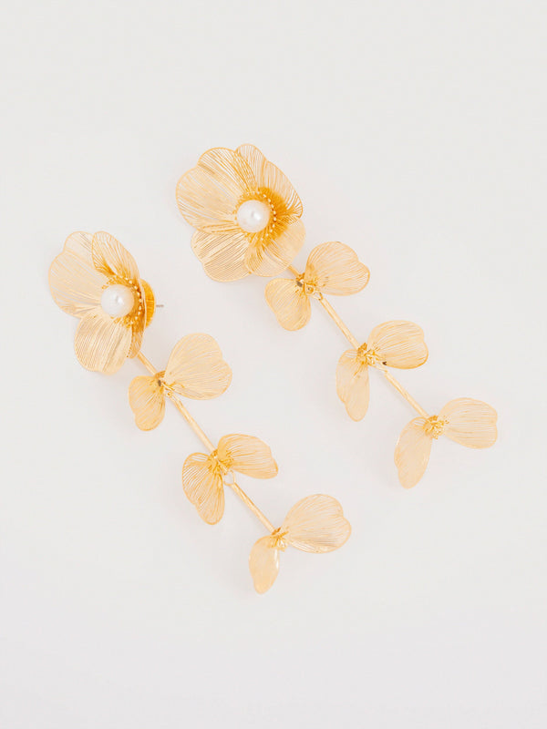 Floral Drop Earrings