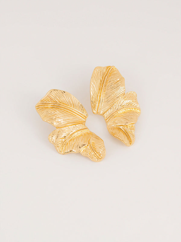 Leaf Textured Earrings