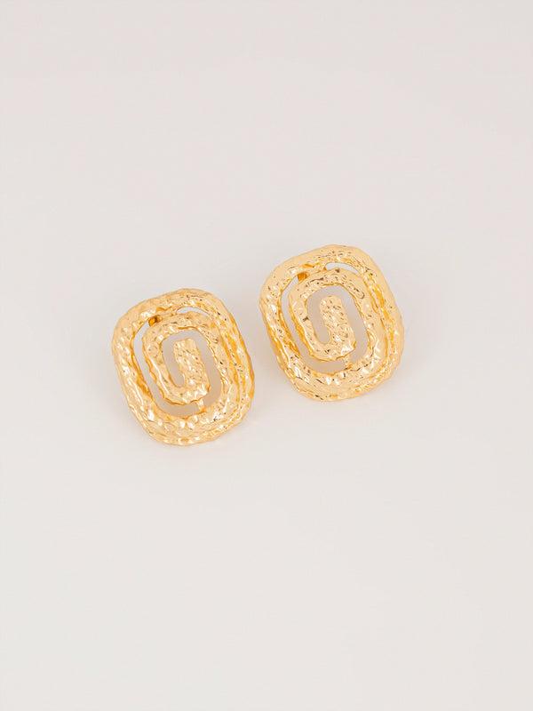 Spiral Stud Earrings