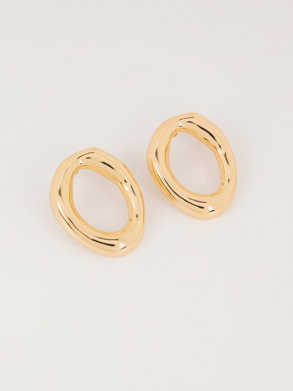Sculptural Hoop Earrings