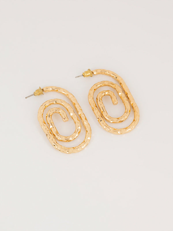 Spiral Drop Earrings