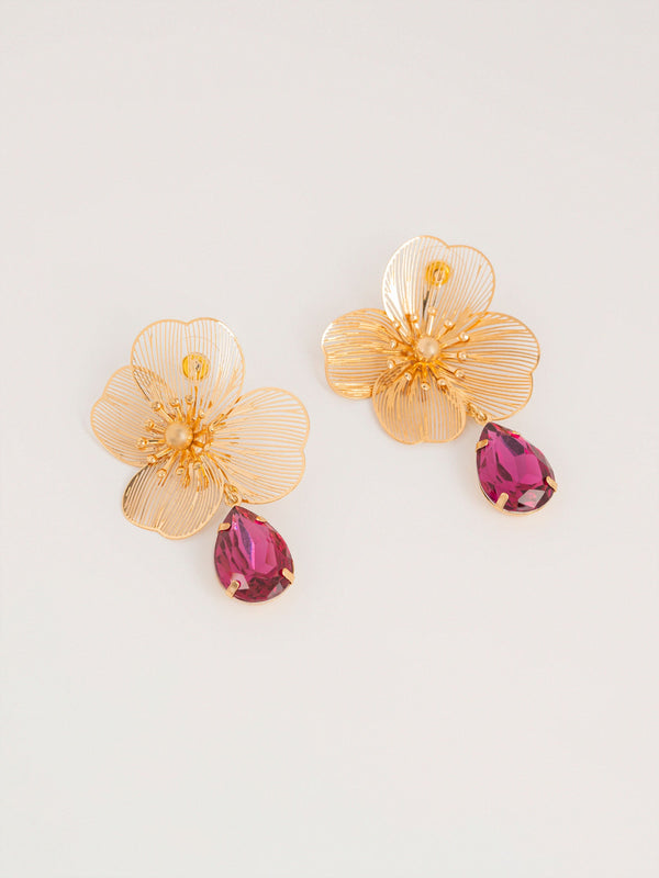 Floral Pearl Earrings