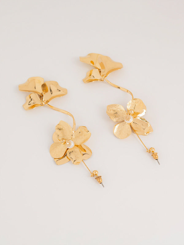 Floral Drop Earrings