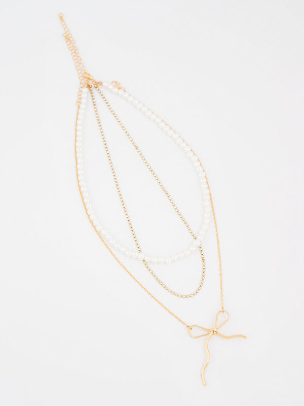 Layered Pearl Necklace