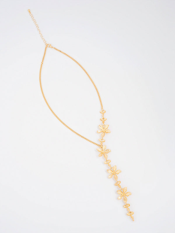 Floral Drop Necklace