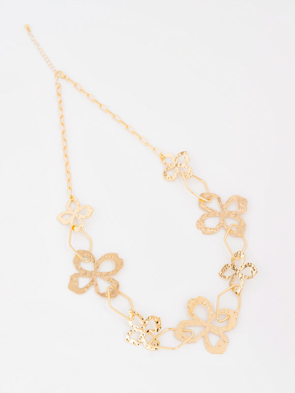 Floral Link Necklace