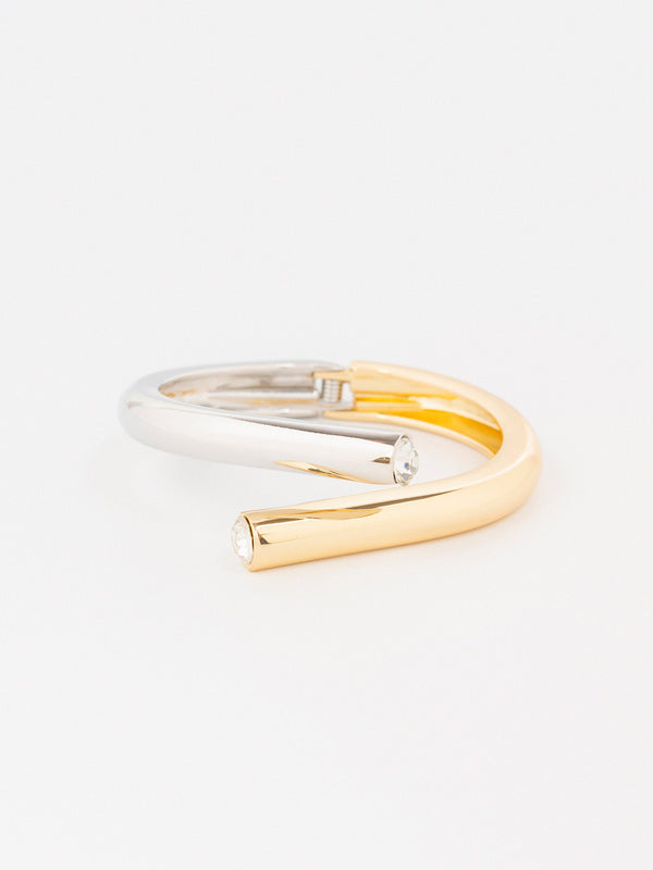 Two-tone Open Bracelet