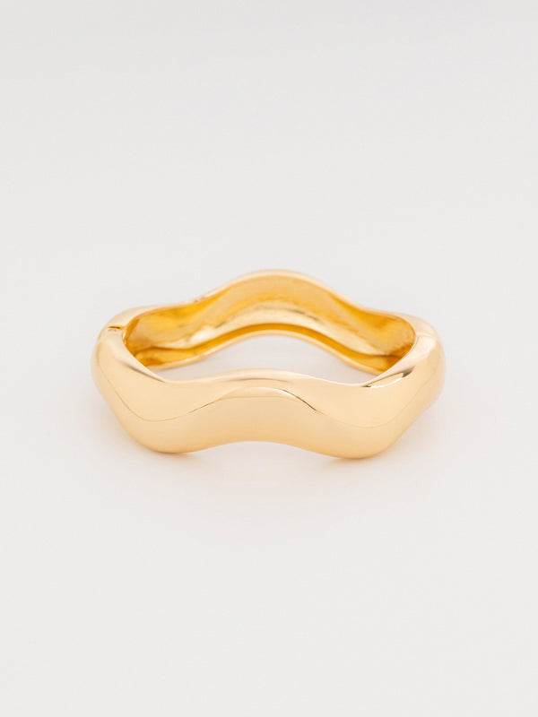 Wavy Bangle Bracelet