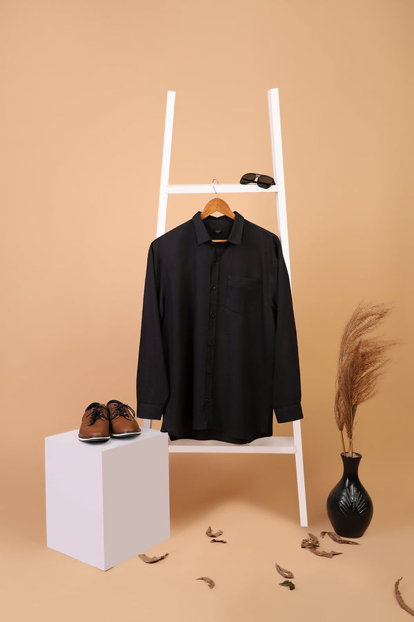 Smart Unisex Soft Textured Stitched Shirt