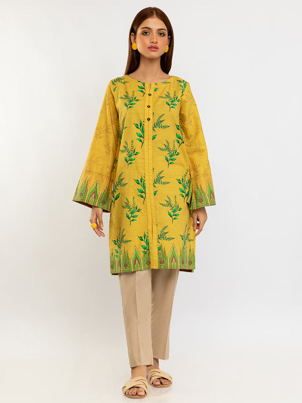 1Pc Stitched Casual Khaddar Pret