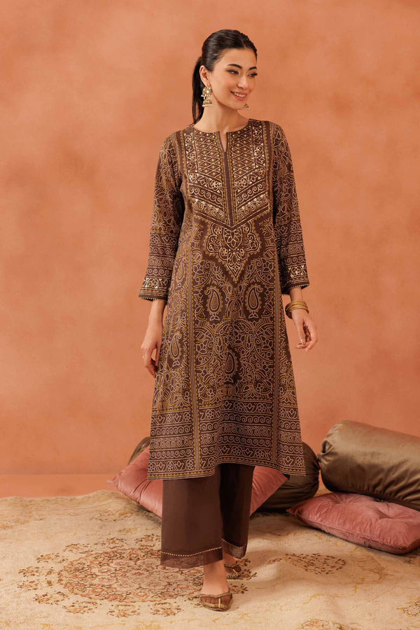 2 Piece - Printed Suit - KFE25-112