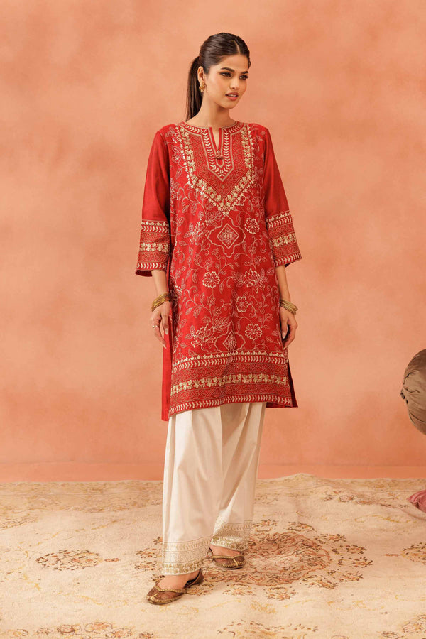2 Piece - Embroidered Suit - KFE25-141