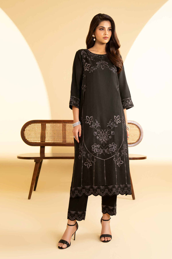 2 Piece - Embroidered Suit - KFE25-20
