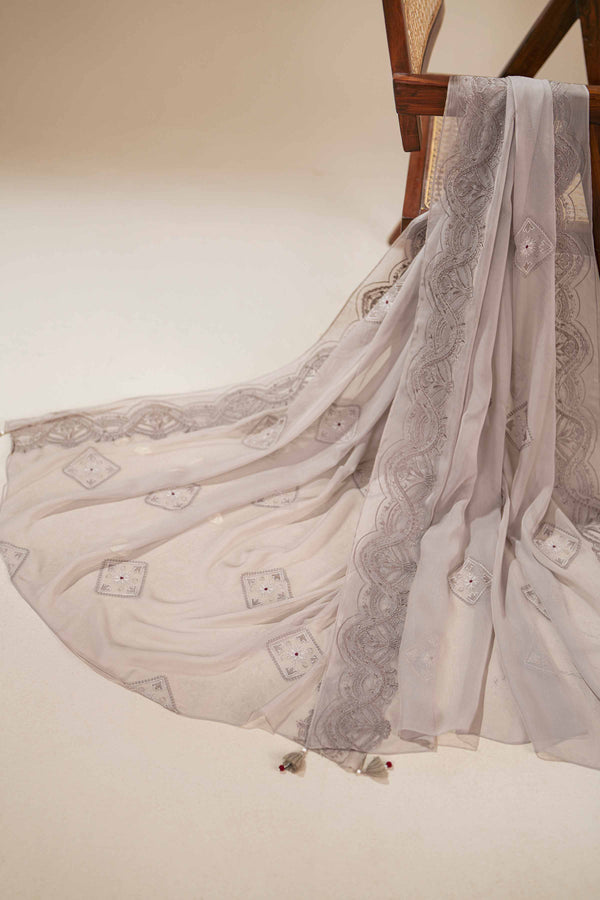 Embroidered Dupatta - KFS25-101