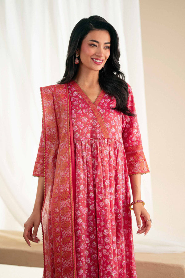 3 Piece - Printed Suit - KFS25-127