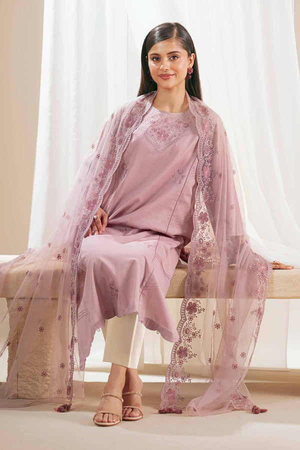 2 Piece - Embroidered Suit - KFS25-74