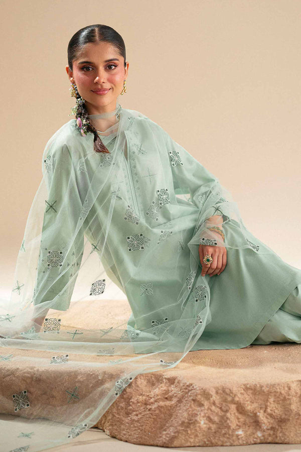 3 Piece - Embroidered Suit - KFS25-95