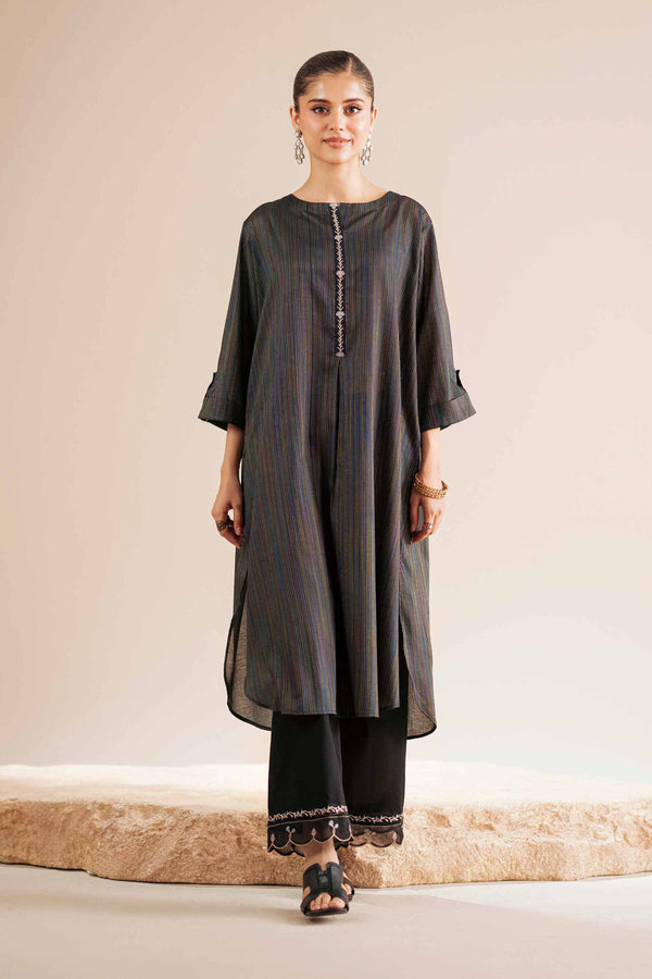 2 Piece - Embroidered Suit - KFS25-97