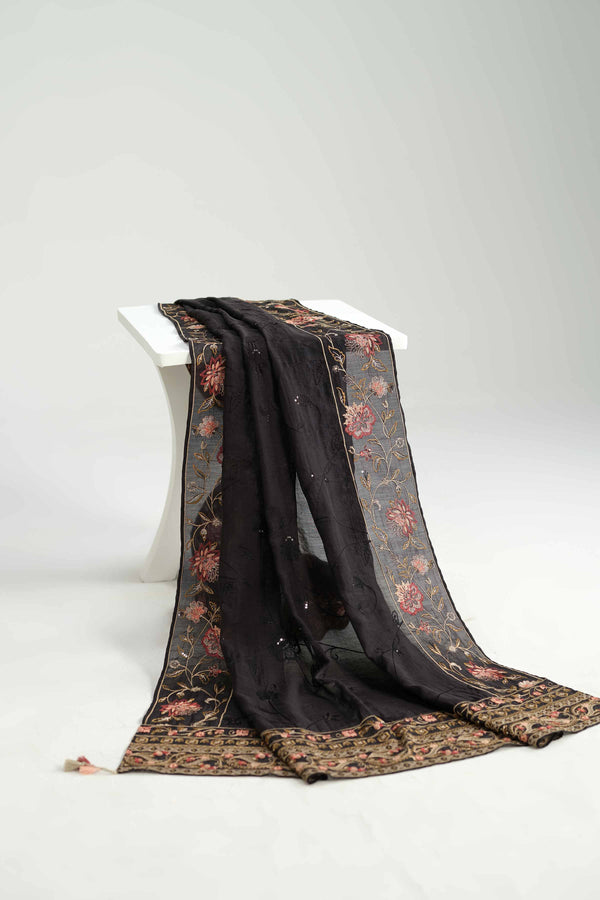 Embroidered Dupatta - KFW25-63