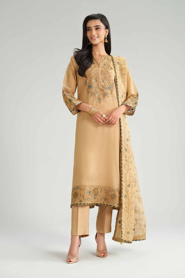3 Piece - Embroidered Suit - KFW25-71
