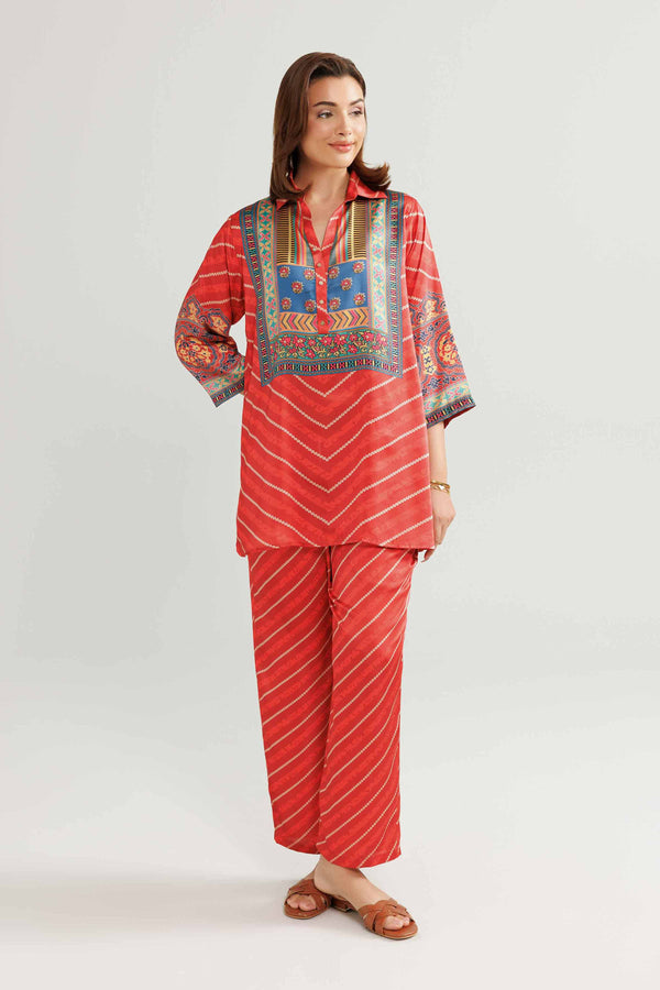 2 Piece - Printed Loungewear - KLW25-08